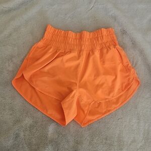 CRZ YOGA Orange Women's Athletic Shorts